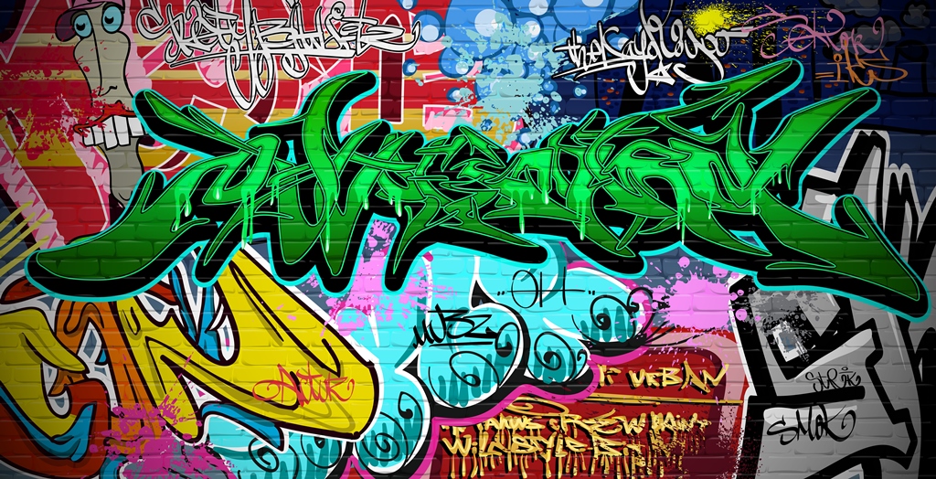 Фотообои Яркие граффити