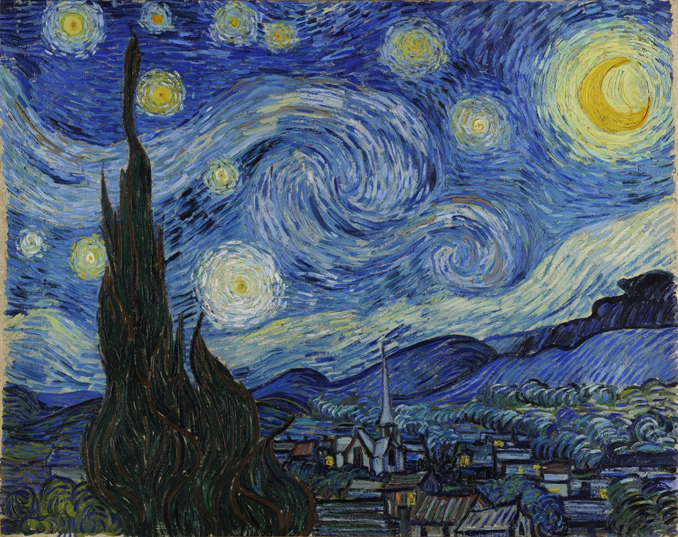 Фотообои Звёздная ночь, Ван Гог