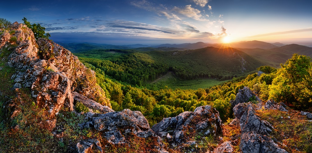 Фотообои Природы на восходе солнца, Словакия 