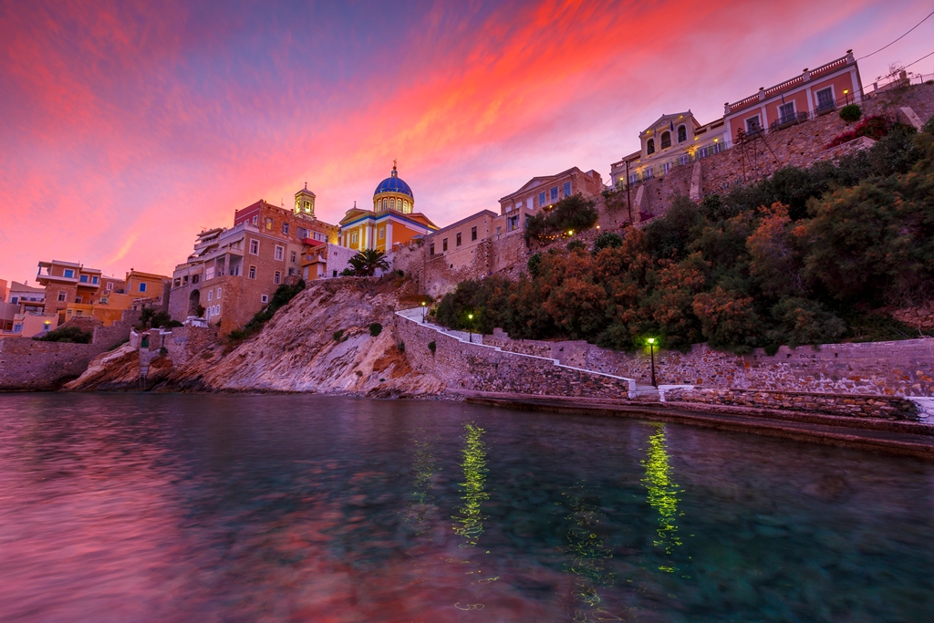 Фотообои Остров Сирос, Греция