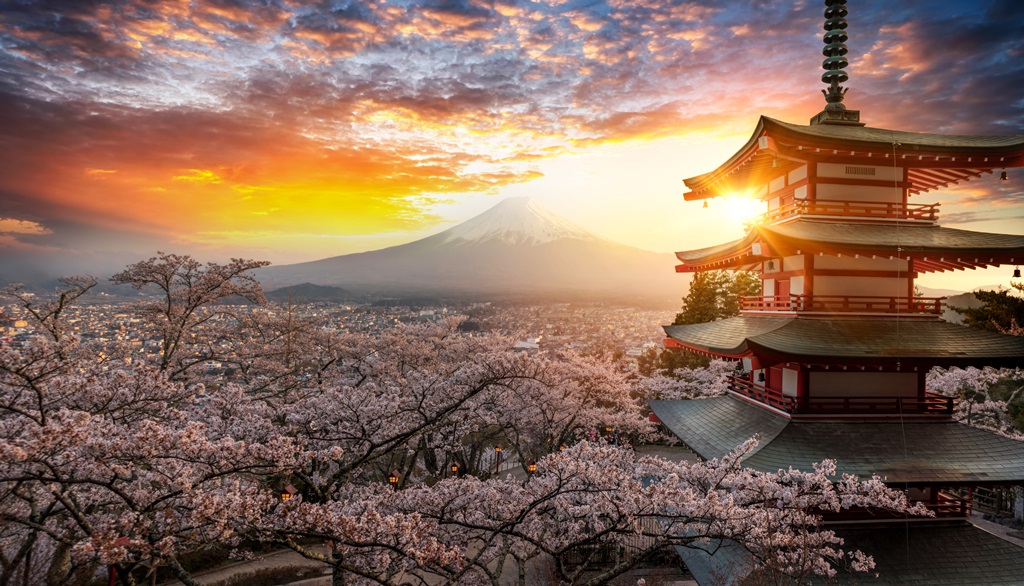 Фотообои Храм в Японии 
