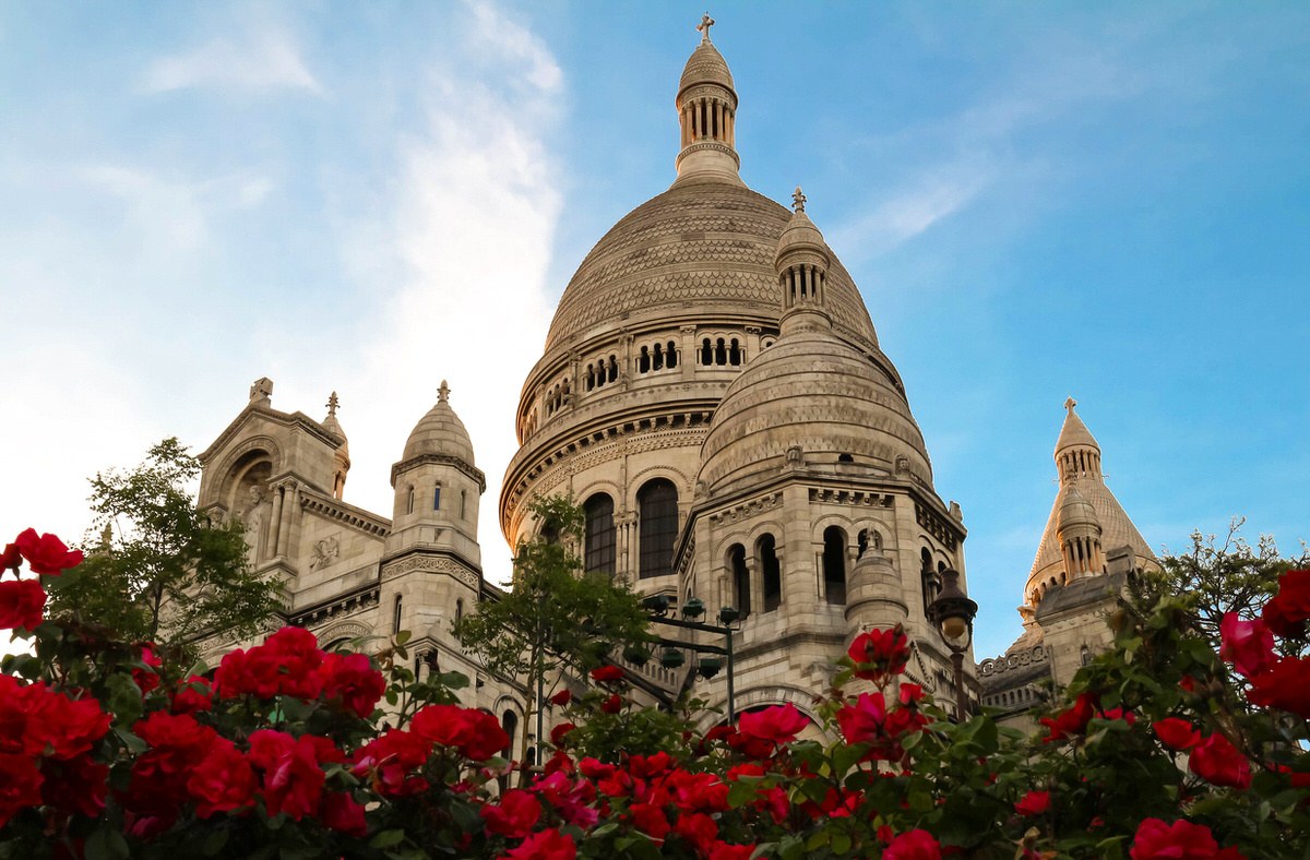 Фотообои Знаменитый собор Сакре-Кер, Париж
