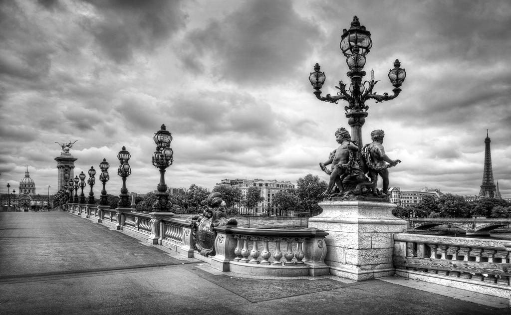 Фотообои Мост Александра III в Париже