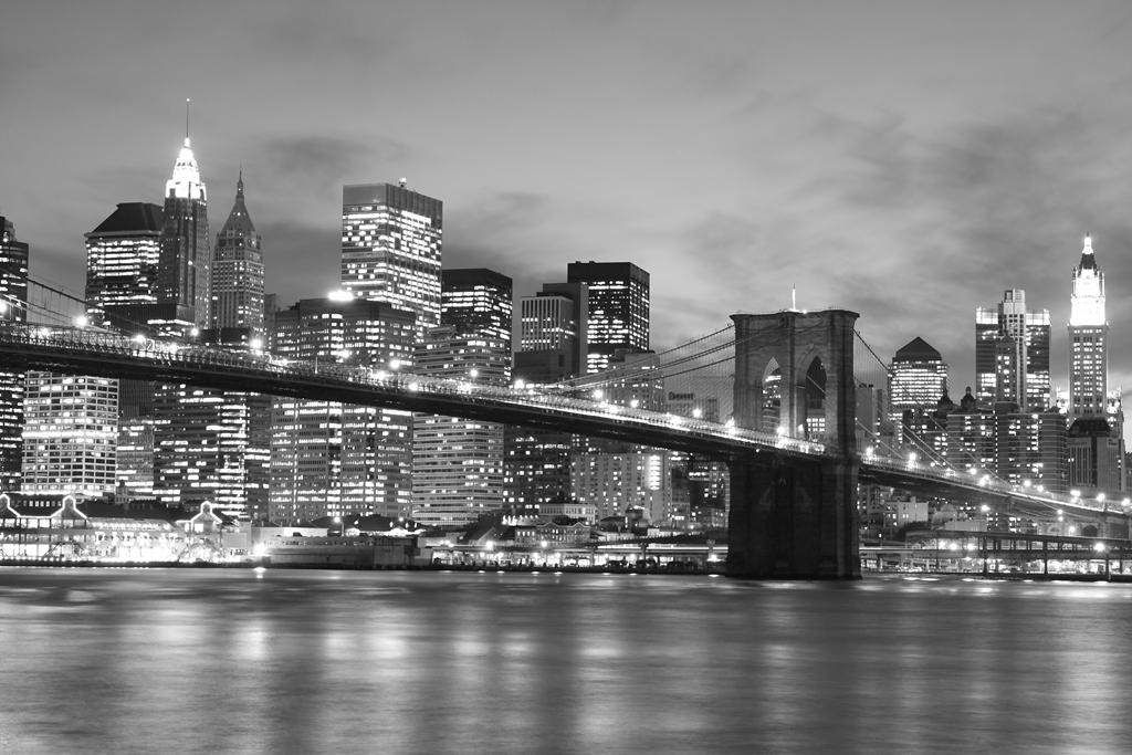 Фотообои Горизонт Манхэттена ночью