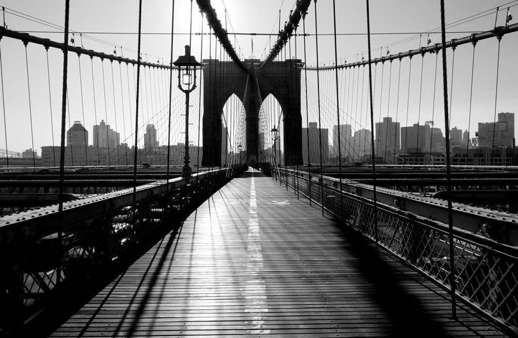 Фотообои Бруклинский мост, Манхэттен