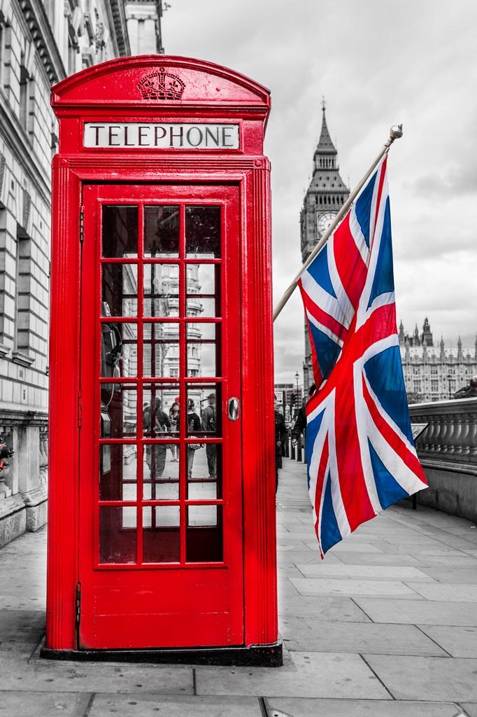 Фотообои Телефонная будка. Лондон