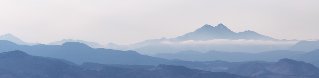 Фотообои Горные вершины, панорама 