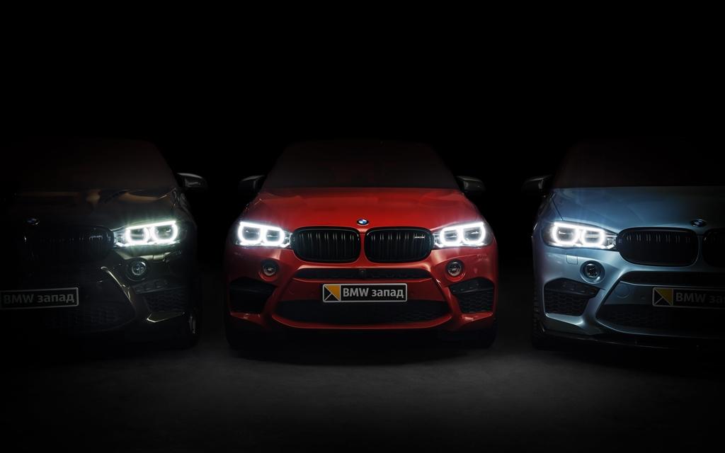 Фотообои Три машины BMW