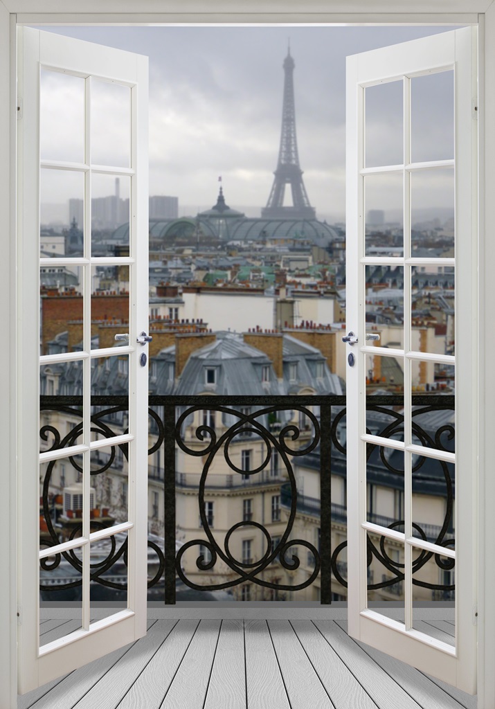 Фотообои вид из окна Вид на Париж