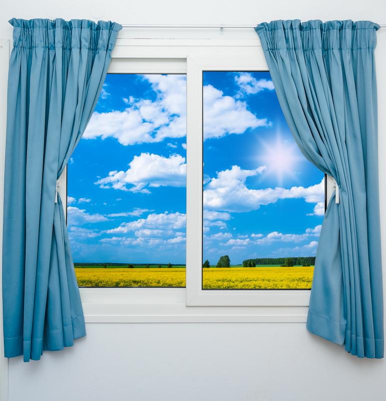 Фотообои вид из окна Окно с видом на поле 
