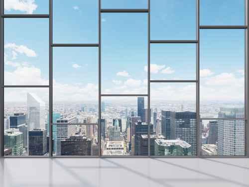 Фотообои вид из окна Окна в небоскребе 