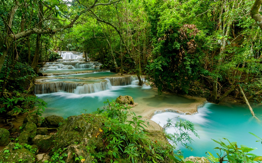 Фотообои Водопады Куанг Си, Лаос