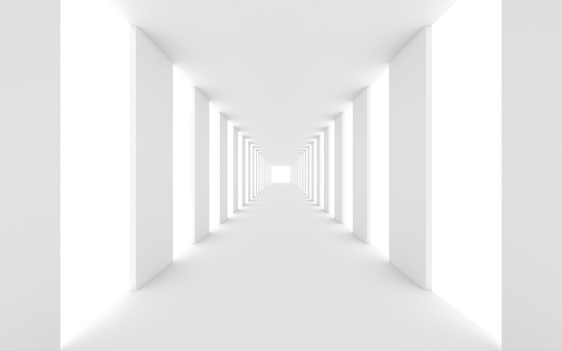 3 д фотообои Абстрактный коридор 