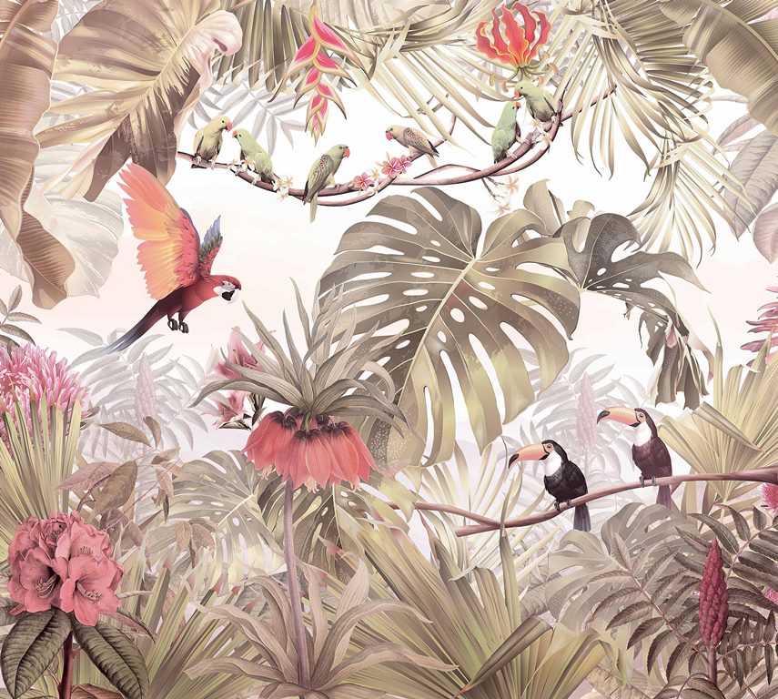 Фотообои Тропические птицы