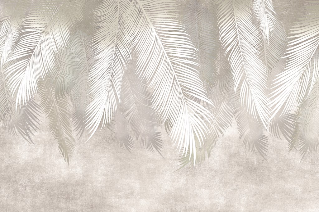  Пальмовые листья  в е | Art-oboi