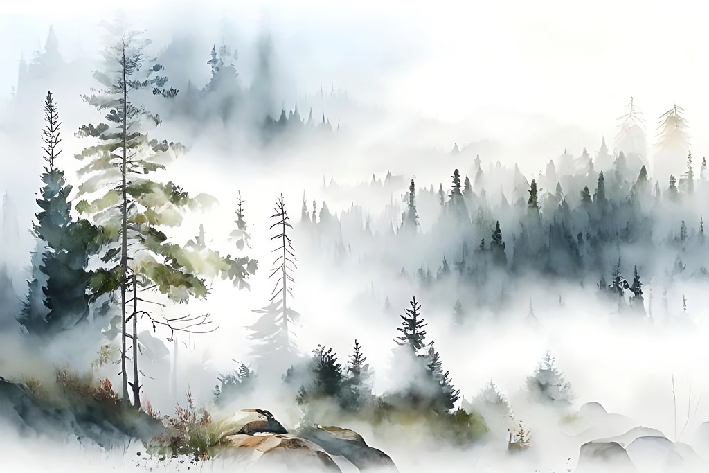 Фотообои Туманные дали