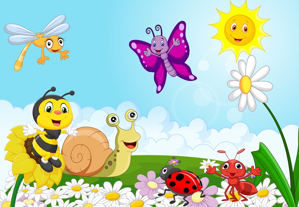 Фотообои в детскую Веселая пчелка 