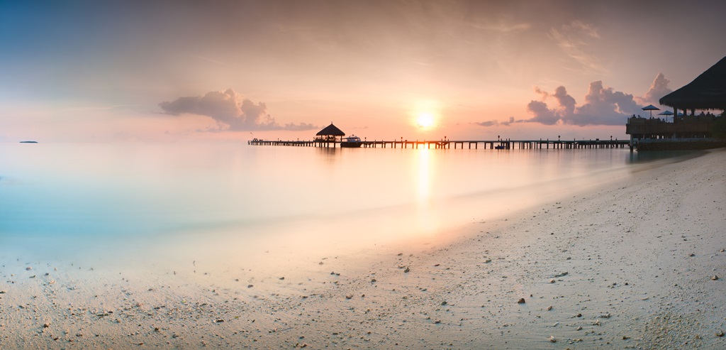 Фотообои Восхода солнца на Мальдивах
