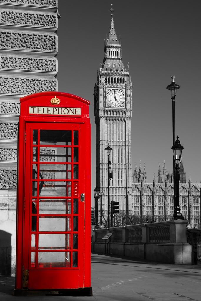 Фотообои Телефонная будка. Лондон