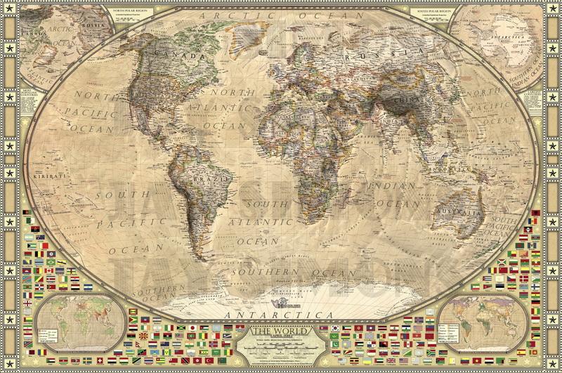 Фотообои карта мира Карта мира 